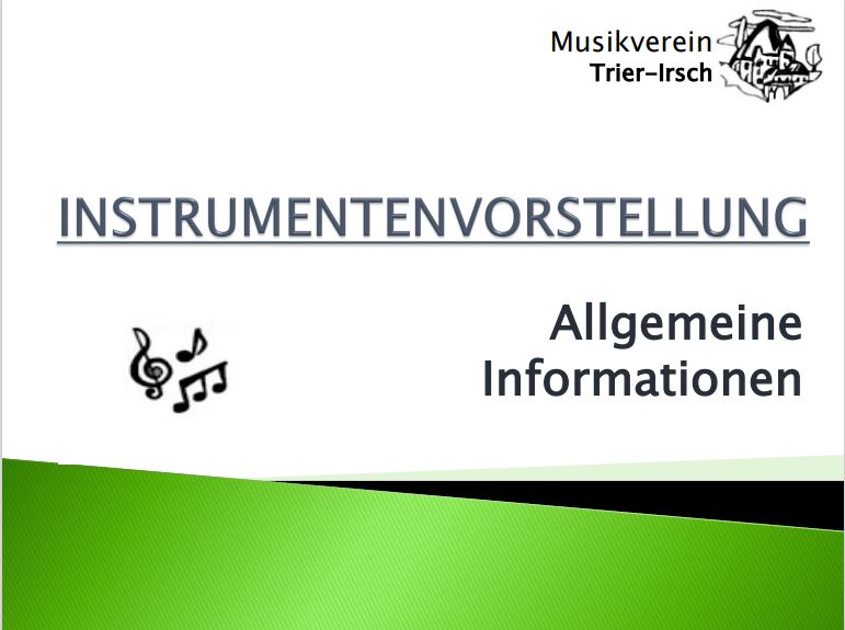 YouTube Link zur Instrumentenvorstellung